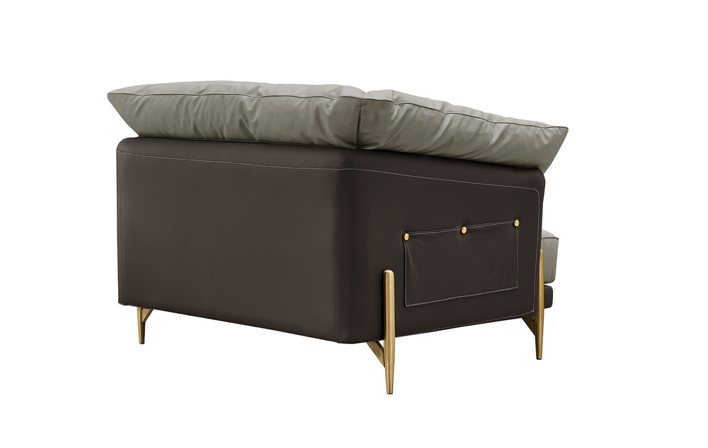 Кресло ARTE NAPPA SF035 серый/темно-серый #6623