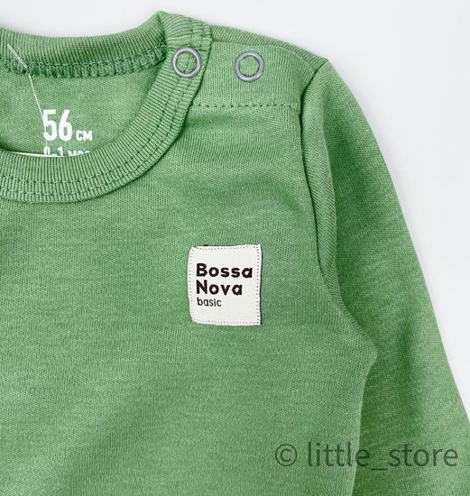 Боди хлопковое "Basic" Хаки