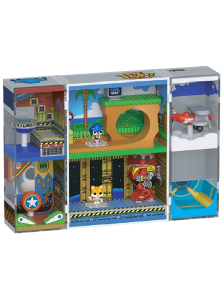 Набор Funko Bitty POP! Bitty Box Sonic the Hedgehog Sonic 2 Diorama Set+Sonic+Tails