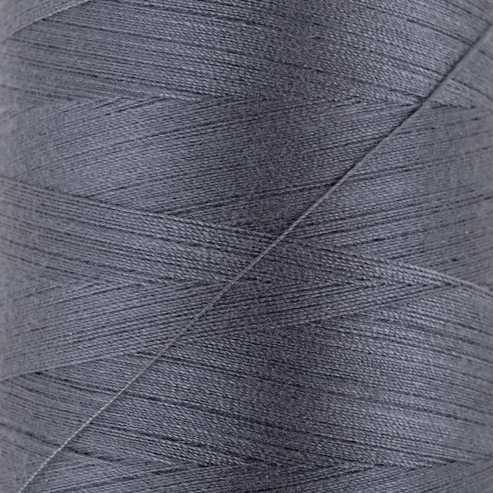 Нитки швейные 40/2 5000 ярд. (4572 м), Набор 4 цвета, бел/сер/син/черн, DEVELIA (Девелиа), 665619