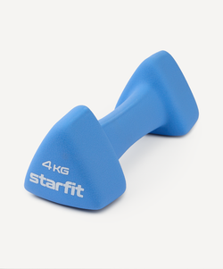 УЦЕНКА Гантель неопреновая STARFIT DB-205 4 кг, синий, пара