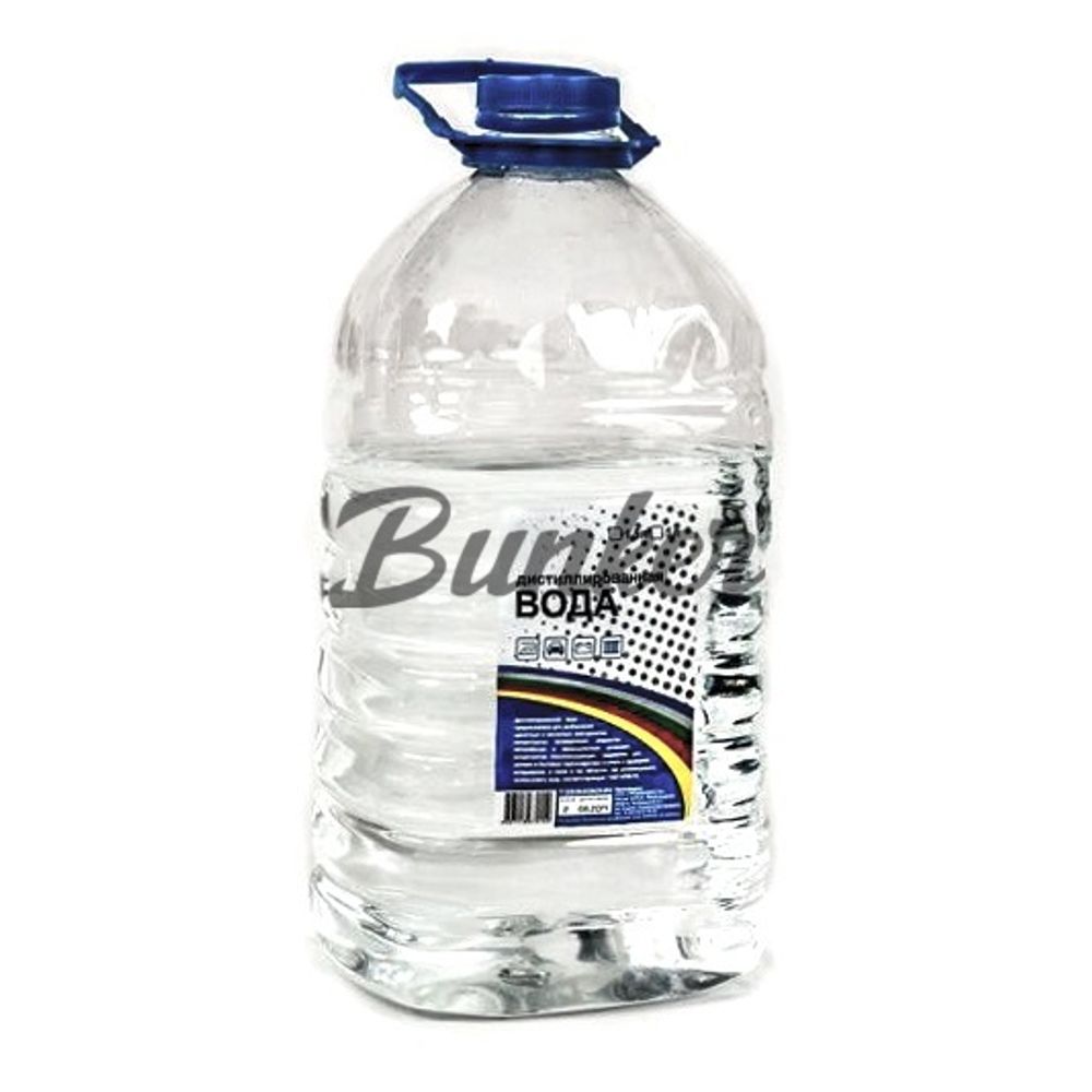 Вода дистиллированная 5 литров