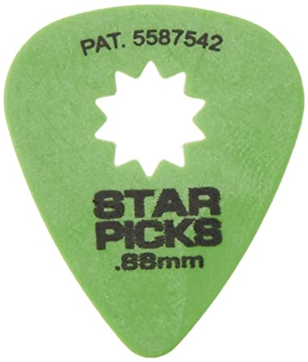 Everly 30014 Star Pick Медиатор. Форма стандартная. Толщина 0.88мм.