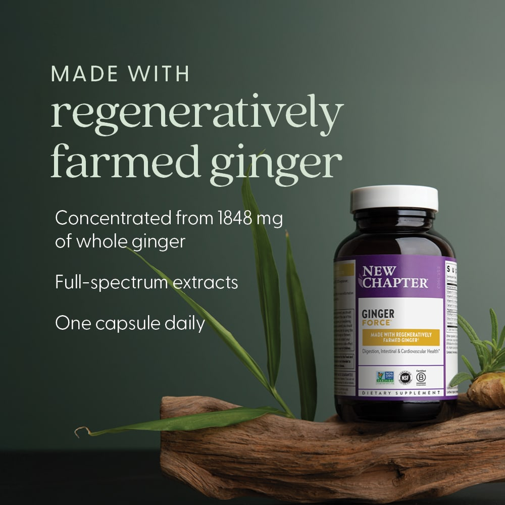 New Chapter, Ginger Force™, 60 вегетарианских капсул