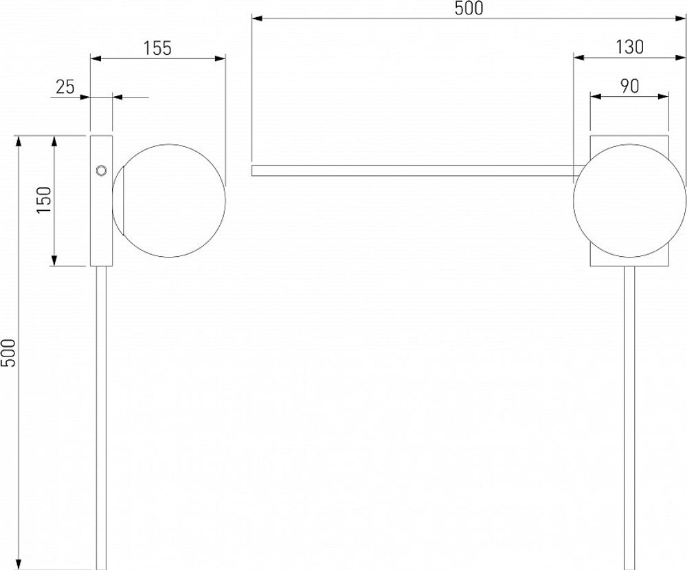 Бра Eurosvet Fredo 40035/1 золото
