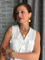 Coins Bl/g Серьги арт.1590