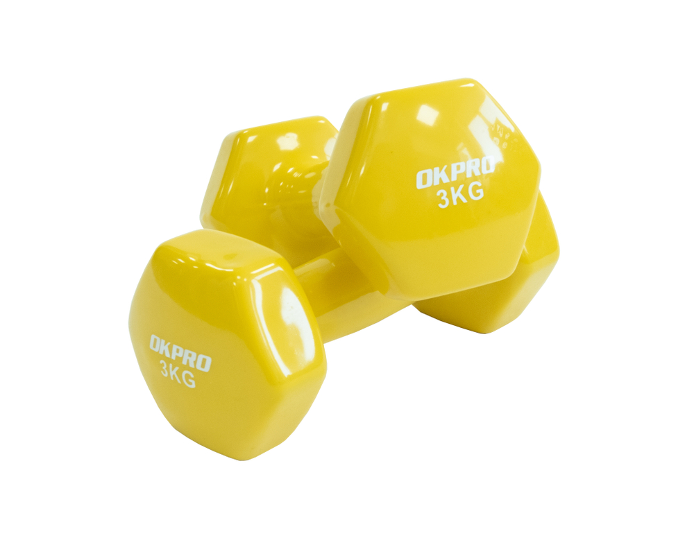 Гантель виниловая 3 кг для групповых программ