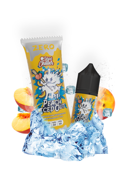 Купить Жидкость Serial Chiller Salt - Peach Iced Out 27 мл