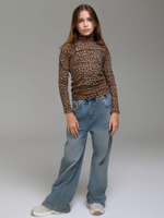 Водолазка/Леопардовый/LRTT-254/00-0030741/140