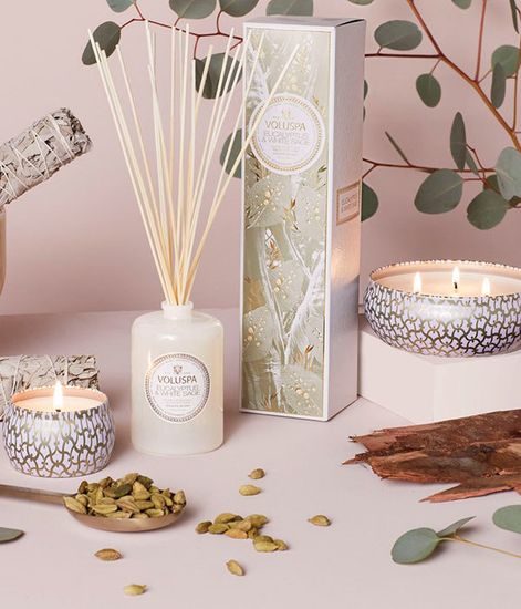 Эвкалипт и белый шалфей, масло в диффузоре, Voluspa