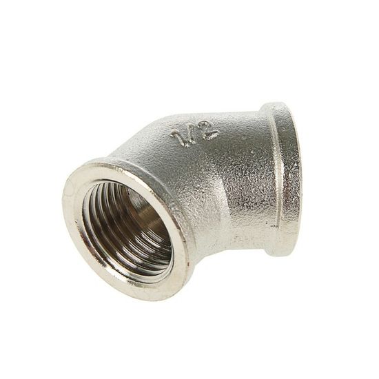 Уголок латунный 45° 1/2" ВР-ВР Valtec