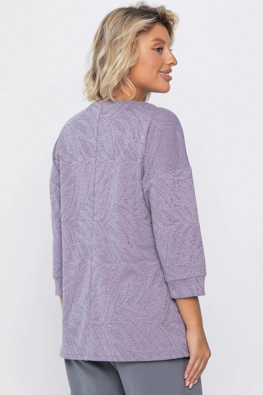 Джемпер В гармонии с собой (сиреневый) Б14313-48М LT Collection