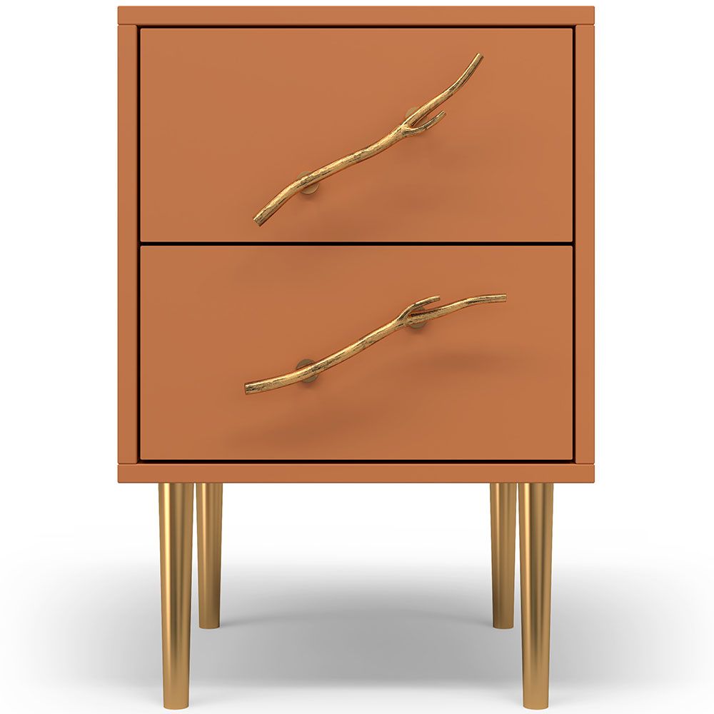 Тумба Арт Колор matte Стайл Голд Томленый оранжевый матовый