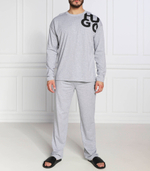 пижамы tagged long set Hugo Bodywear - серый(50478927)
