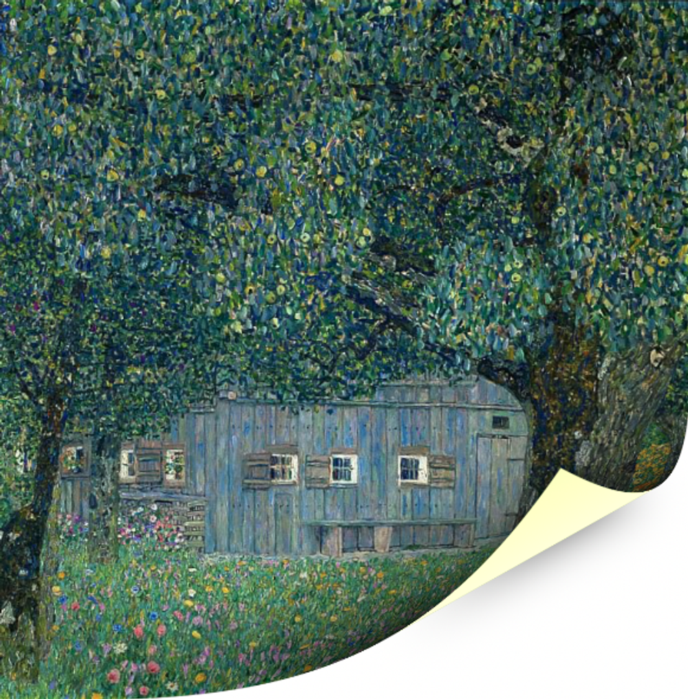 Картина для интерьера Имение в верхней Австрии, художник Климт, Густав, печать на холсте Настене.рф