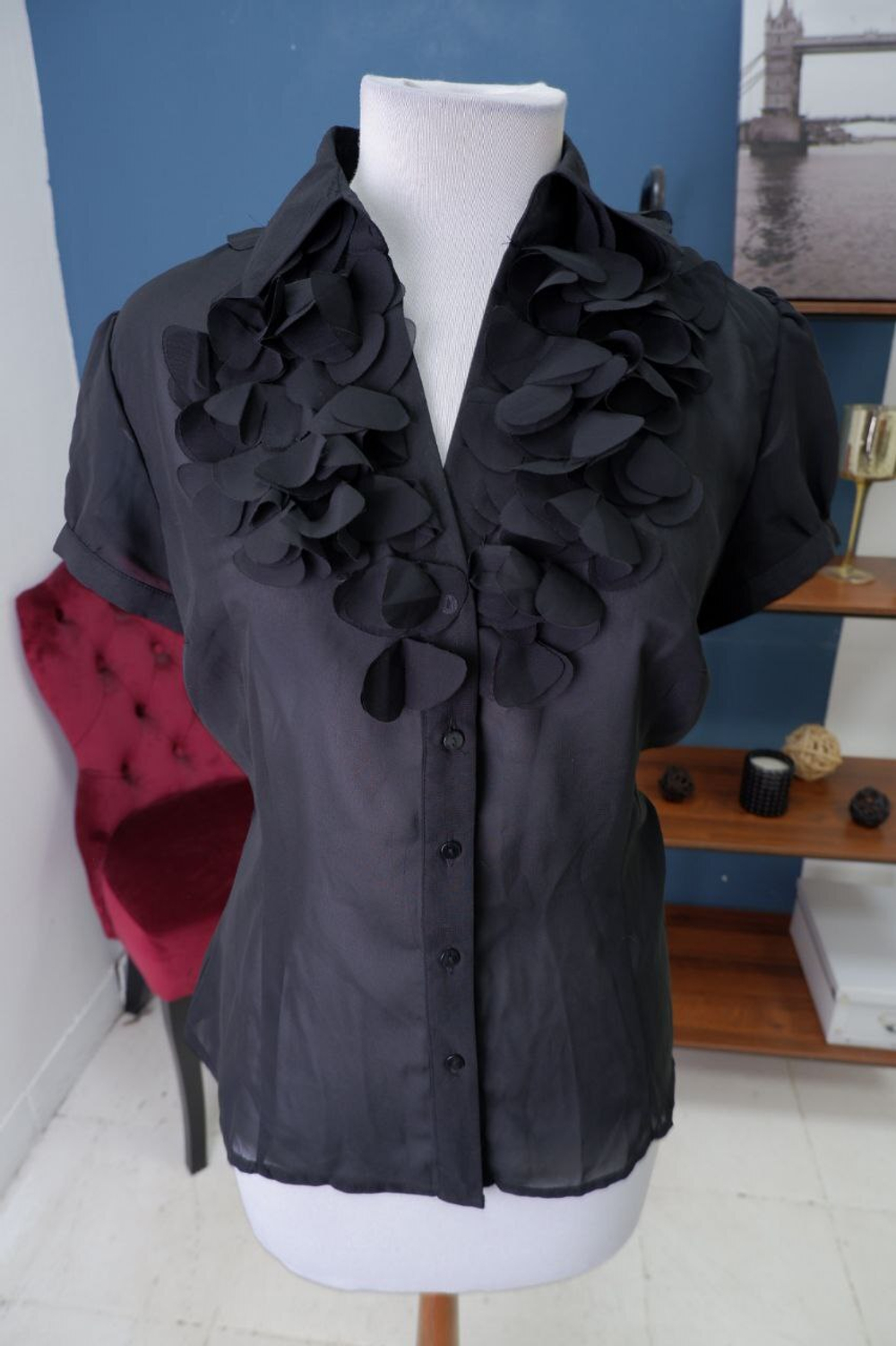 Блузка Oodji прозрачная 42 размер