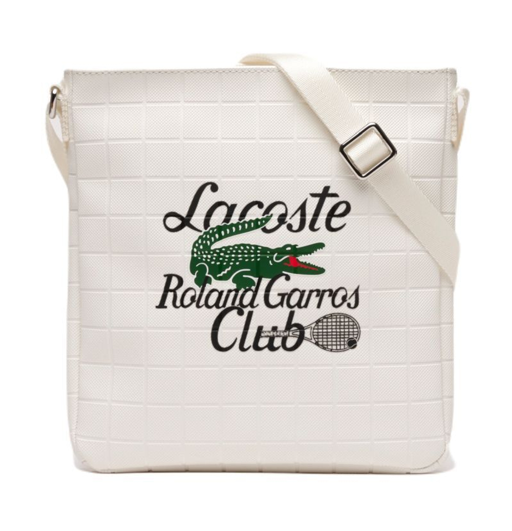 Lacoste Women’s Roland Garros Edition Shoulder Bag - White