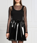 кружевное платье Red Valentino - черный(1R3MJ09J6L9)