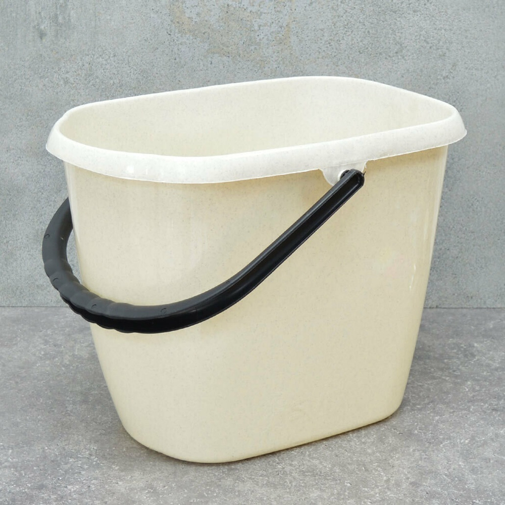 Ведро 13л "Malta" прямоугольное (бежевый)