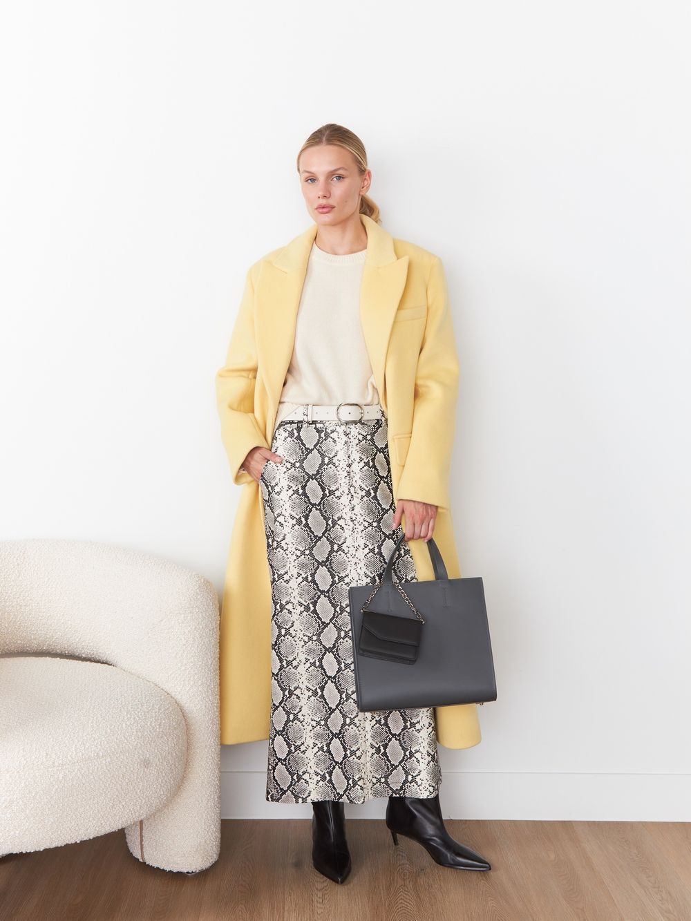 ШОППЕР КВАДРАТНЫЙ ГРАФИТ