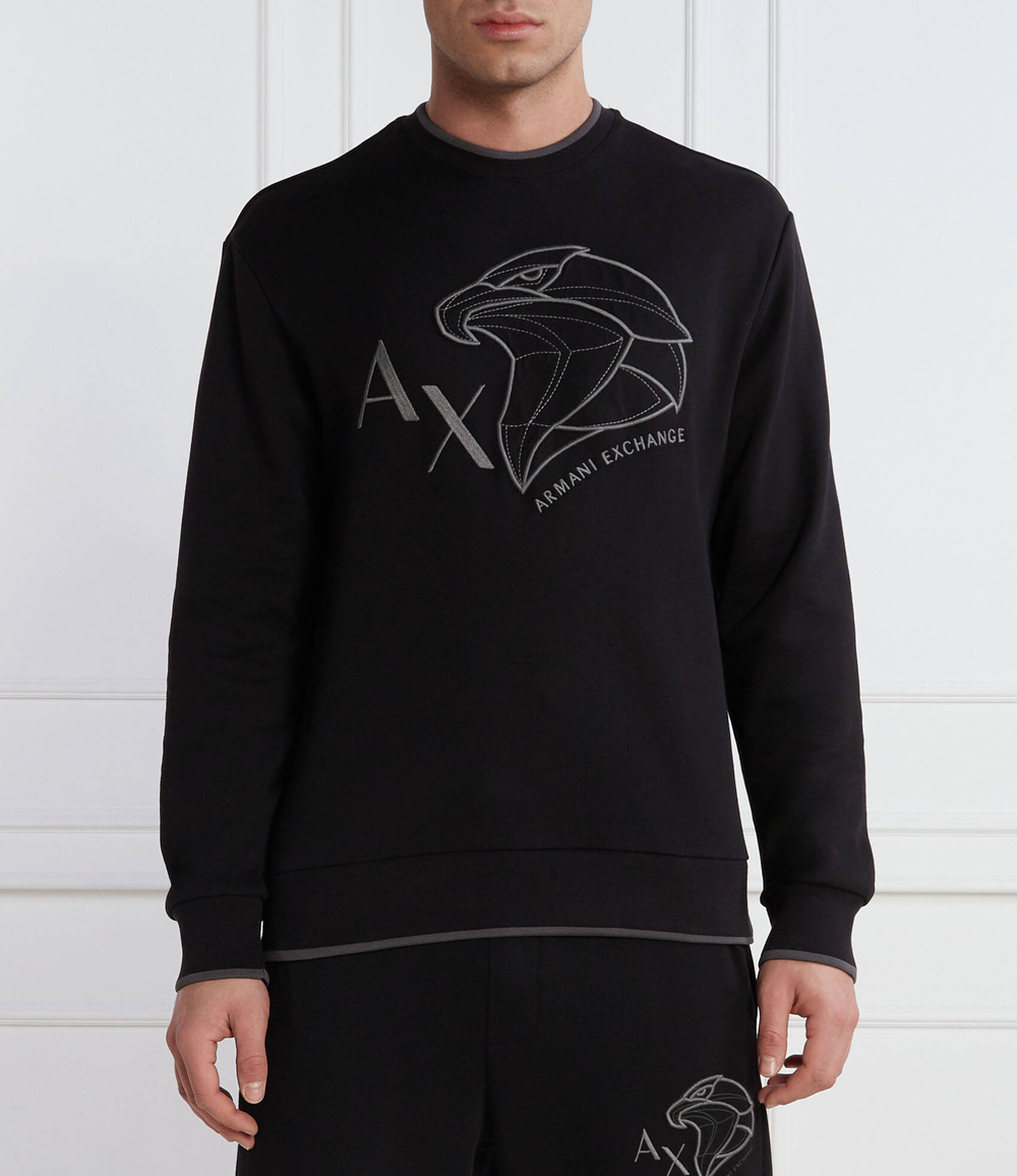 Худи Armani Exchange - черный(3DZMHQ ZJ9KZ)