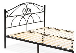 Двуспальная кровать Морика 160х200 черная