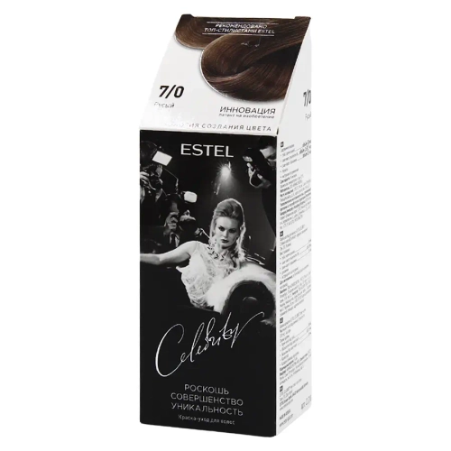 Estel Celebrity Краска-уход для волос 7/0 русый