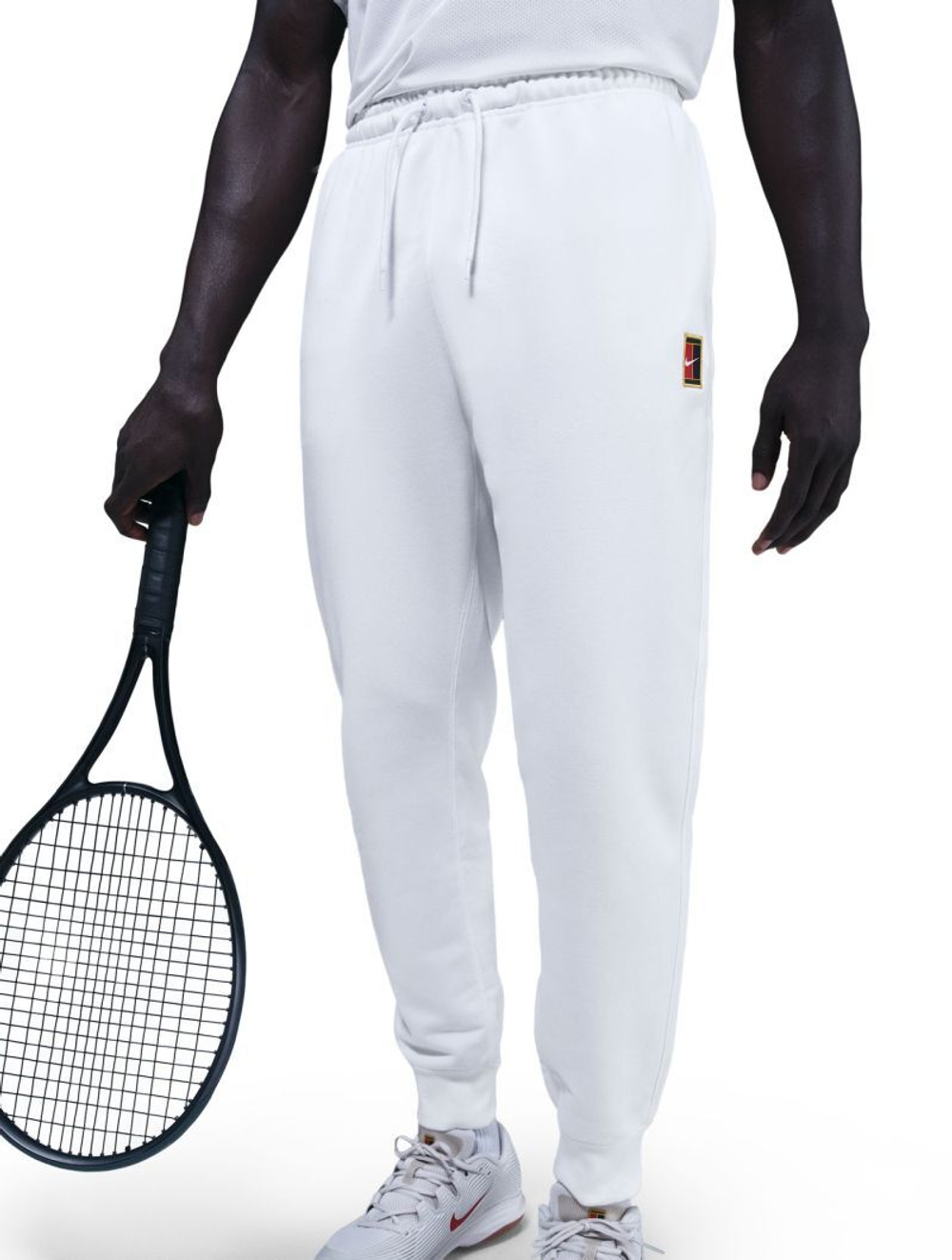 Мужские теннисные штаны Nike Court Heritage Dri-FIT Fleece Joggers - white
