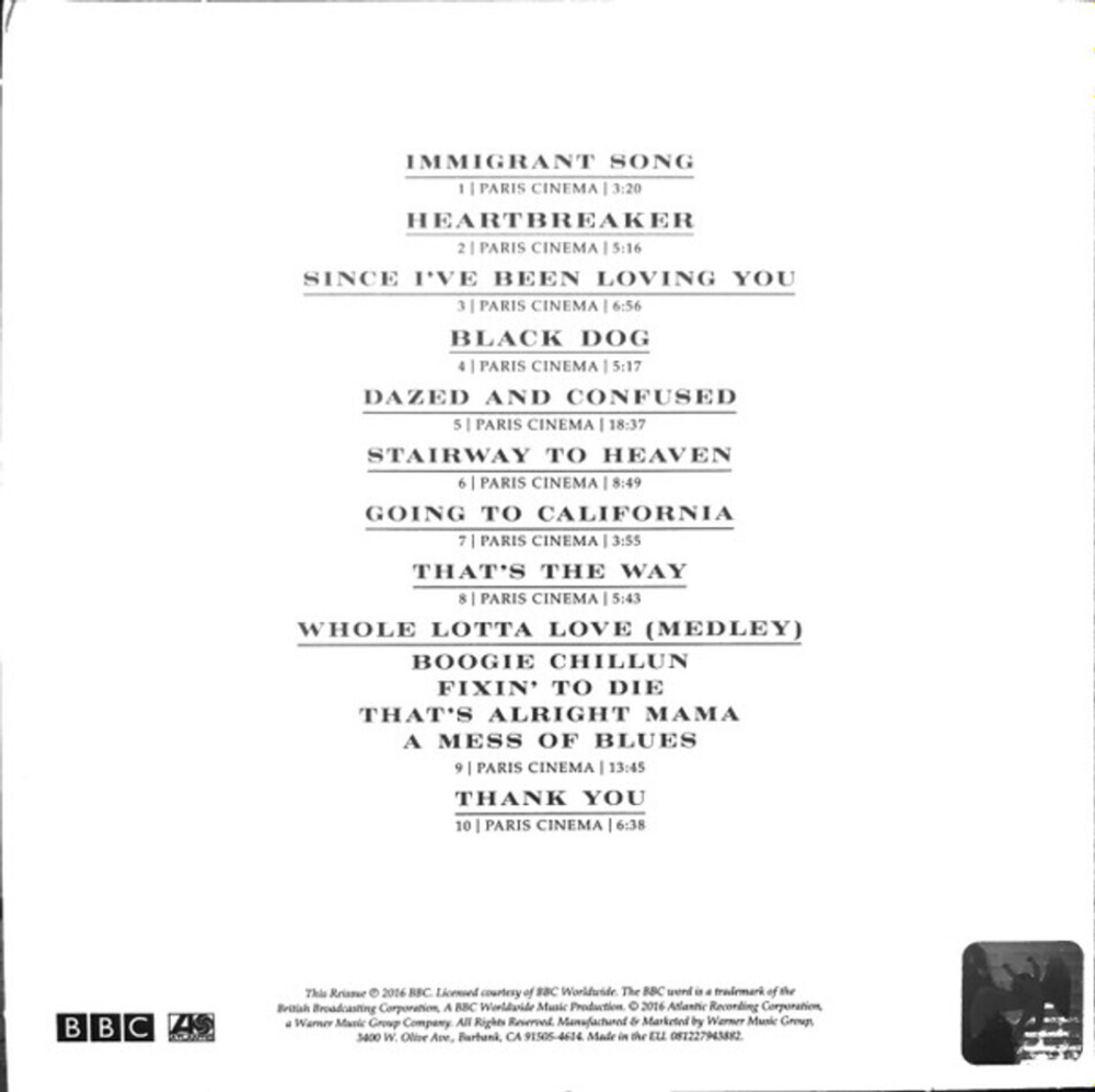 Led Zeppelin / The Complete BBC Sessions (Super Deluxe Edition)(Limited Edition)(5LP+3CD)