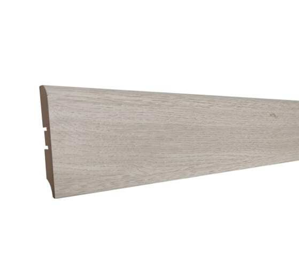 Плинтус МДФ Смартпрофайл Грунт 80М 80мм 2,4м 10шт/уп П01 Дуб французкий