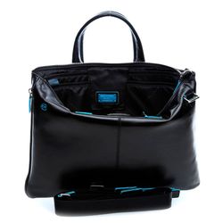 Сумка Piquadro Blue Square черная кожа (CA4021B2/N) 4