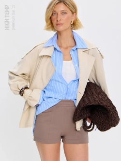 Экстра короткие шорты из футера