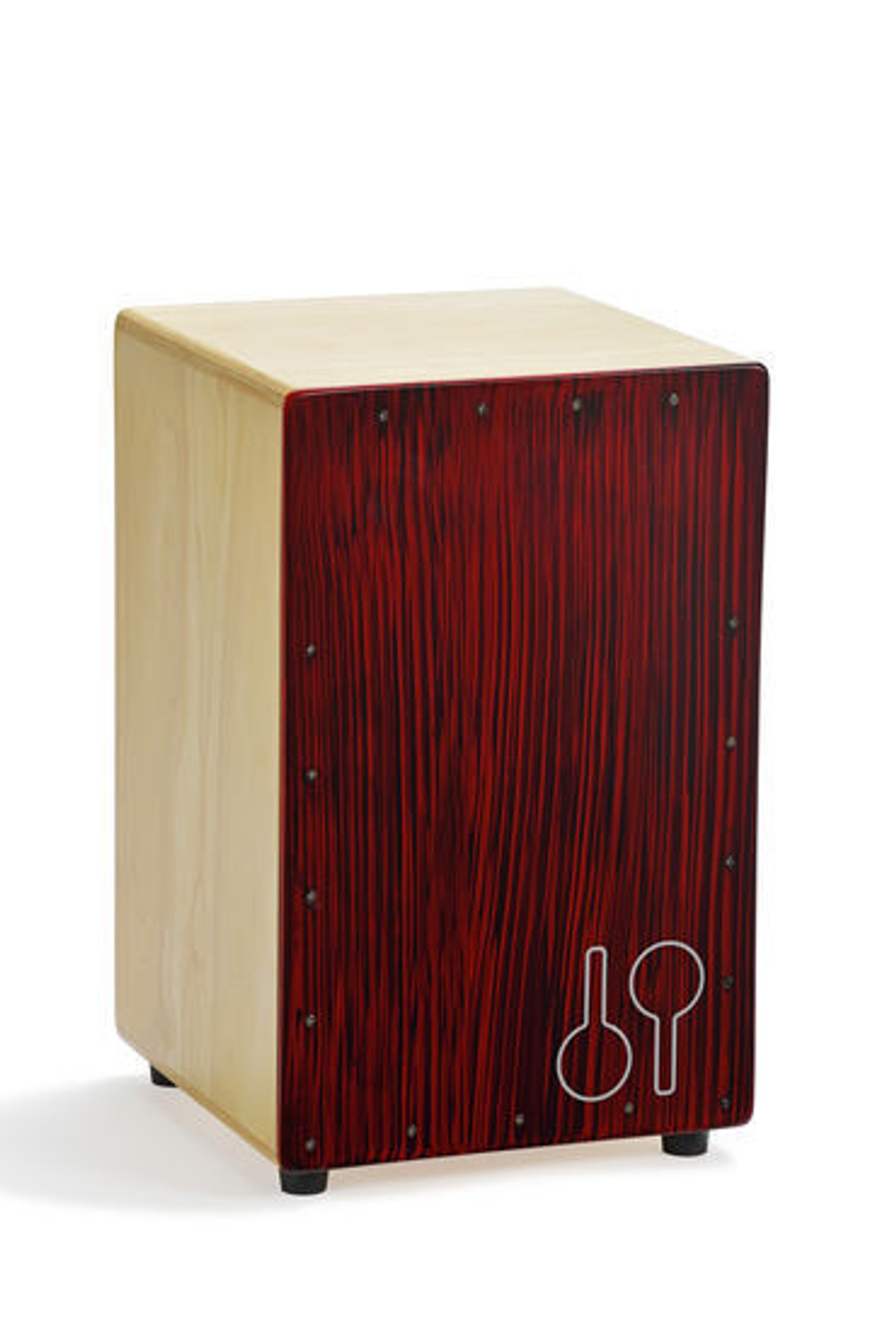 90608516 CAJ RBS Mosquito Red Black Stripes Кахон, красный, Sonor