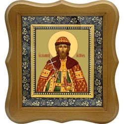 Игорь Черниговский Святой благоверный князь. Икона на холсте.