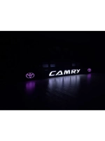 Рамка для номера с подсветкой, PLOGO Camry.