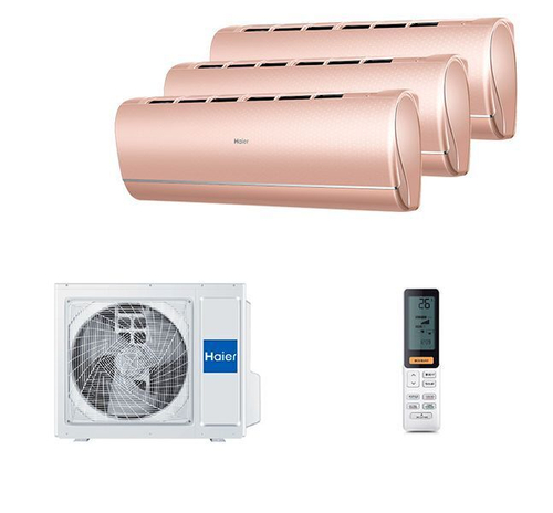 Мульти сплит-система Haier на 3 комнаты (20+20+20 кв.м.) JADE Gold