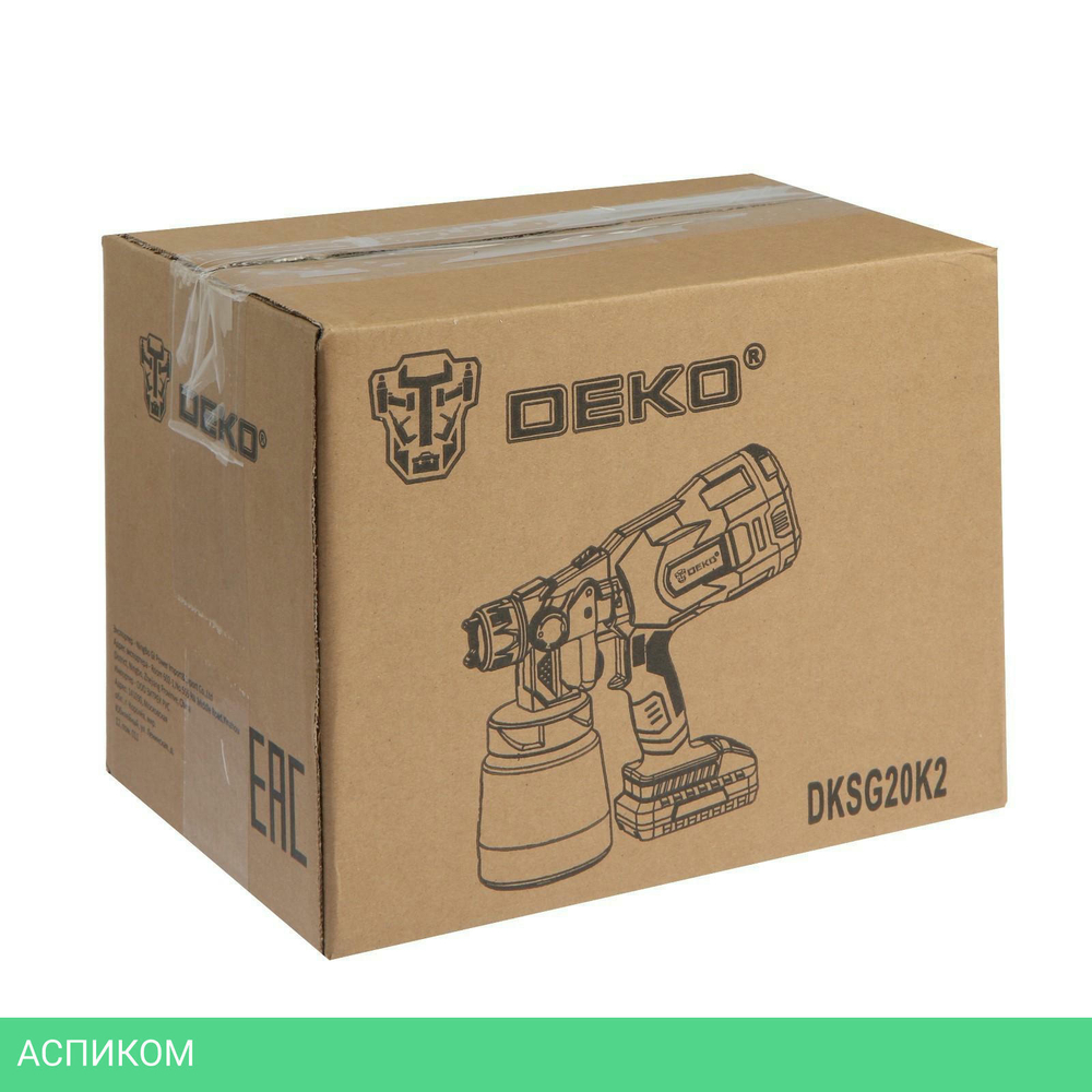 Электрический краскораспылитель Deko DKSG20K2 (063-4180)