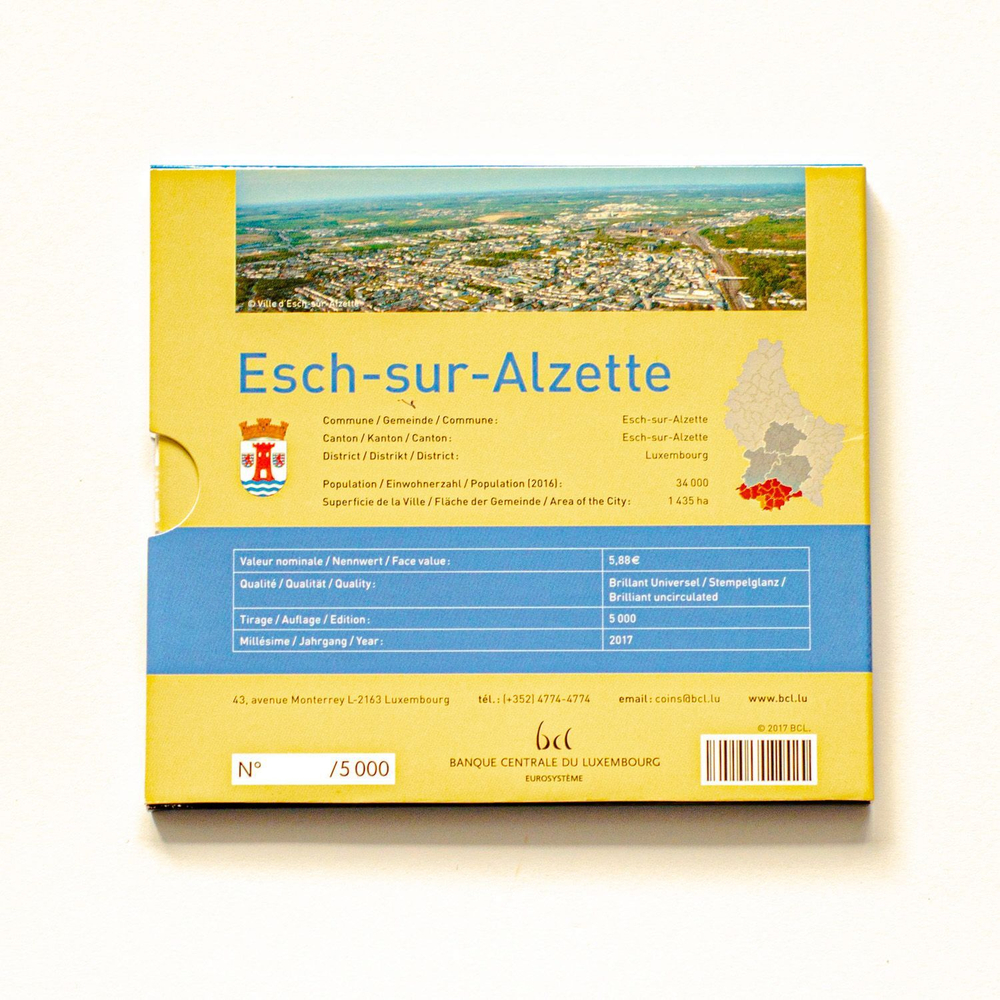 Luxembourg 2017 Year Set + 2 Euro "50th Anniversary of All-Volunteer Luxembourg Army"