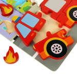 Развивающая игрушка деревянная Пазл большой, C-41874