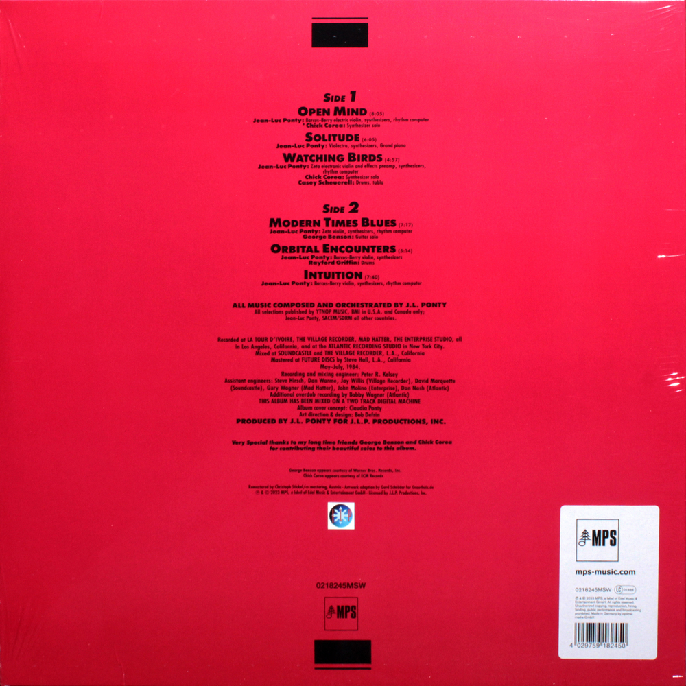 Jean-Luc Ponty / Open Mind (LP)