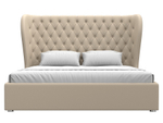 Кровать интерьерная Далия 180, Бежевый, Экокожа, 108305