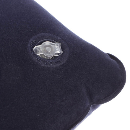 Подушка дорожная надувная тм BY SPORT, 38x25см, ПВХ, черная