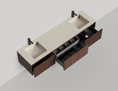 Тумба со столешницей Salini DOMINO 27D212IN
