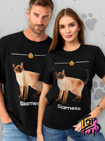 Футболка сиамская кошка
