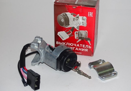 Замок зажигания /1118, 2170/ без личинок двери (С ЧИПОМ) (ГрандРиАл)