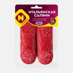 Колбаса Останкино Салями Итальянская сырокопченая нарезка 150г