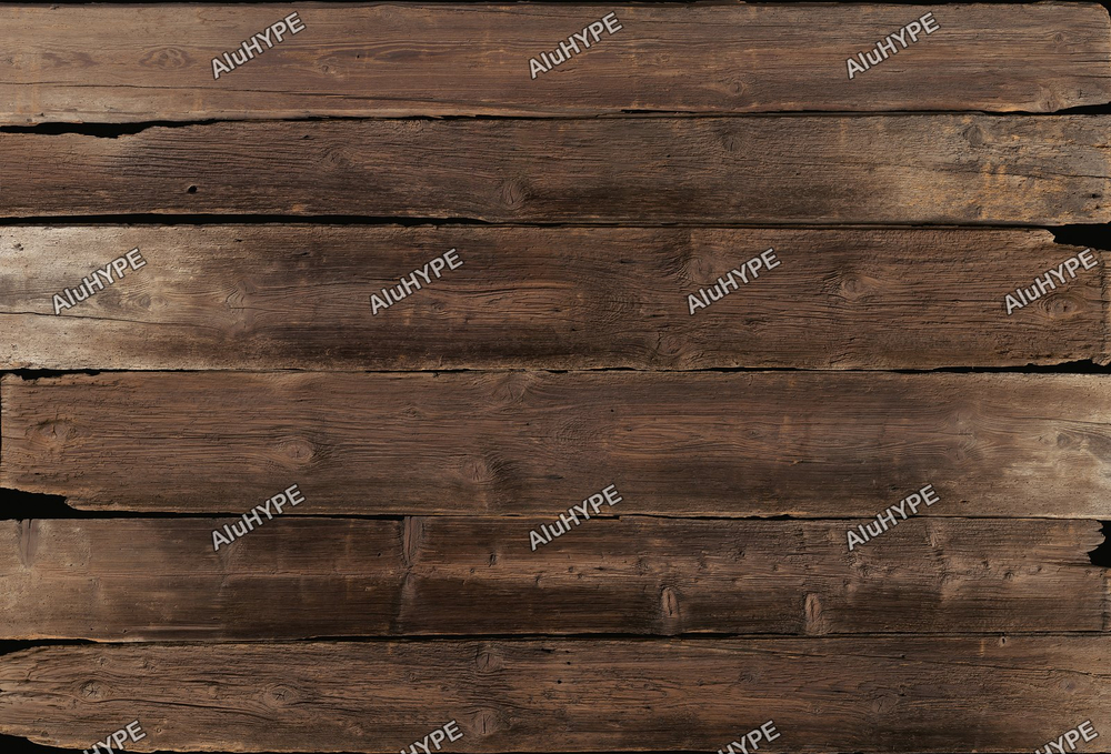 Алюминиевая композитная фасадная панель PlastCover 4/0,4 FR 1500×4000, цвет 817 Дуб Бордо AluHype