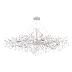 Люстра Crystal Lux REINA V2 SP12 L1500 SILVER PATINA