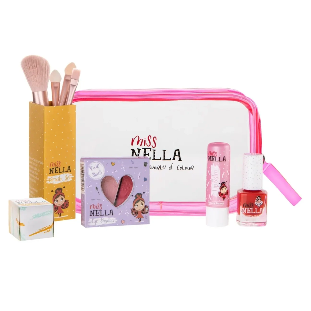 Набор в розовой косметичке Miss Nella Girly Girl Essentials Pink Edition