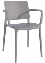 Кресло пластиковое Papatya Joy-K, тортора